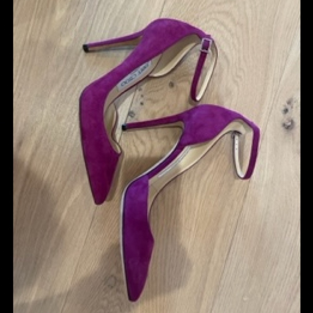 Jimmy Choo Mad-Purple Stilettos
